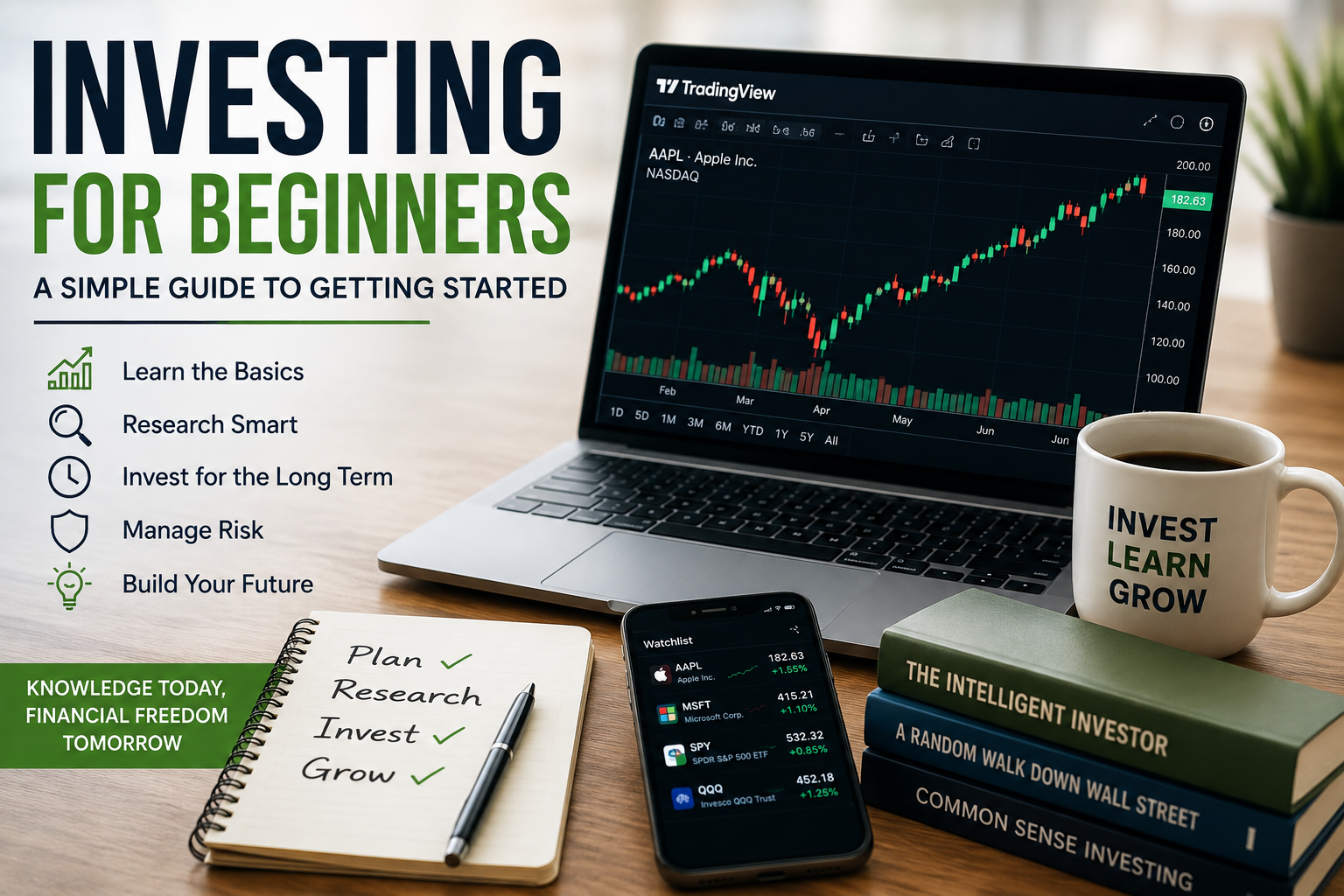 Investing for Beginners: How to Start Investing and Research Stocks